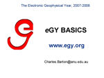 eGY Basics