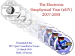 The Electronic Geophysical Year (eGY) 2007-2008