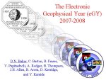 The Electronic Geophysical Year (eGY) 2007-2008
